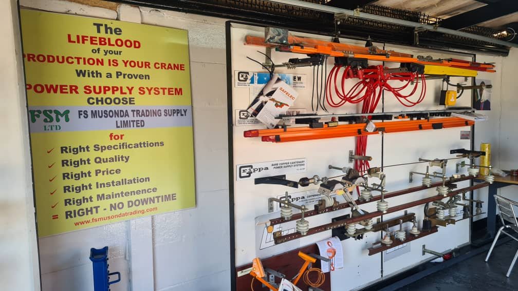 F.S. Musonda crane and power systems showroom