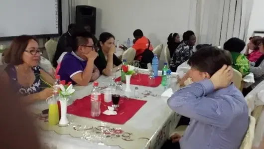 Guests dining at Classy Restaurant